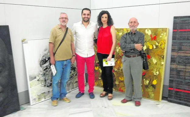 Presentación del premio de pintura.