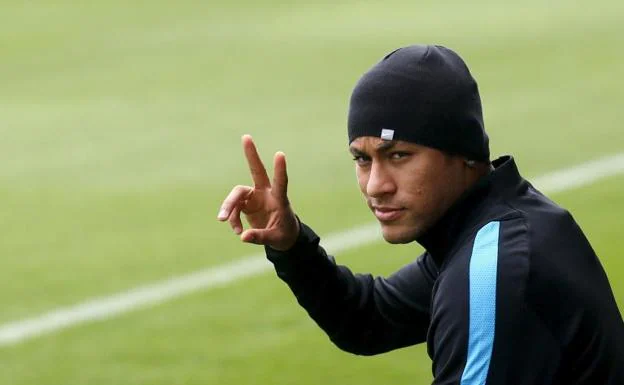 Neymar, durante su etapa en el Barcelona. 