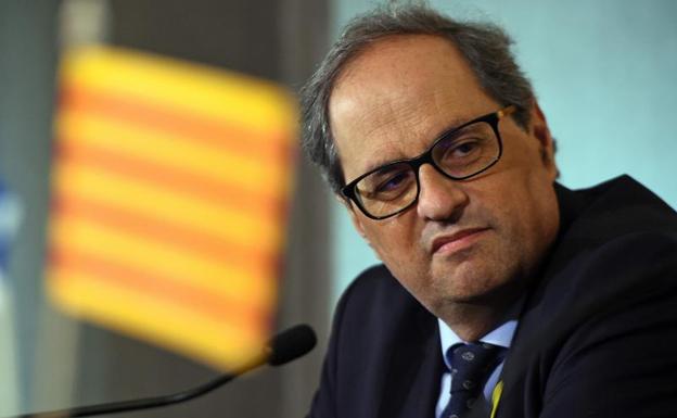 Quim Torra, hoy en Edimburgo.