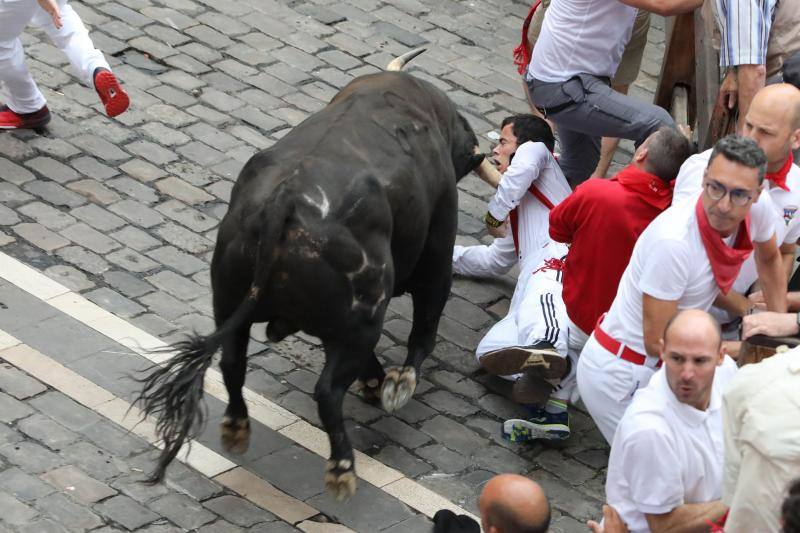 Fotos: Fotos del encierro de San Fermín con toros de Jandilla (viernes 13 de julio de 2018)