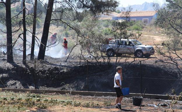 Incendio en Dénia.