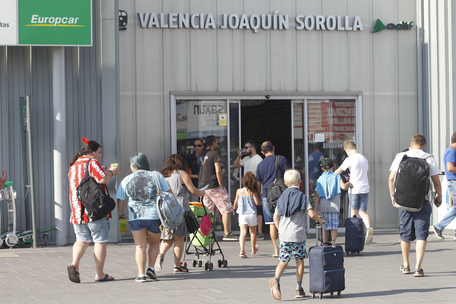 Fotos: Huelga de taxistas en Valencia - martes 31 de julio