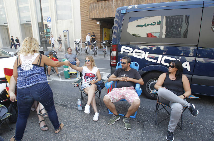 Fotos: Huelga de taxistas en Valencia - martes 31 de julio