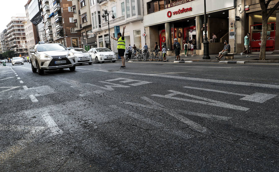 Fotos: Huelga de taxistas en Valencia - martes 31 de julio