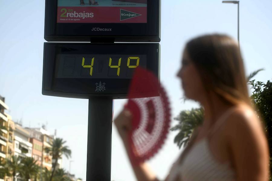 Algunos termómetros han registrado temperaturas superiores a los 40 grados.
