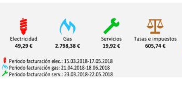 La factura online que emitió la compañía energética.