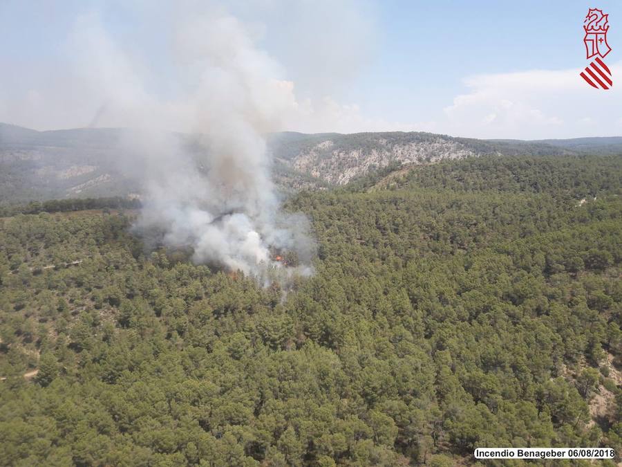 Incendio en Tuéjar.