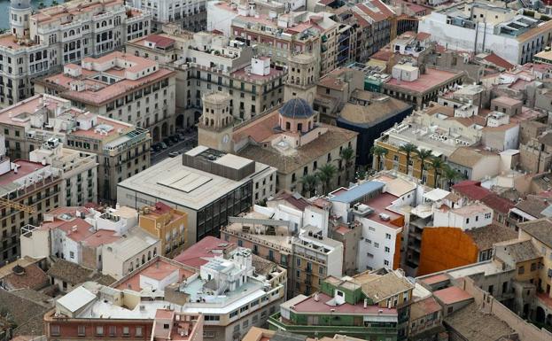 Vistas del centro de Alicante.
