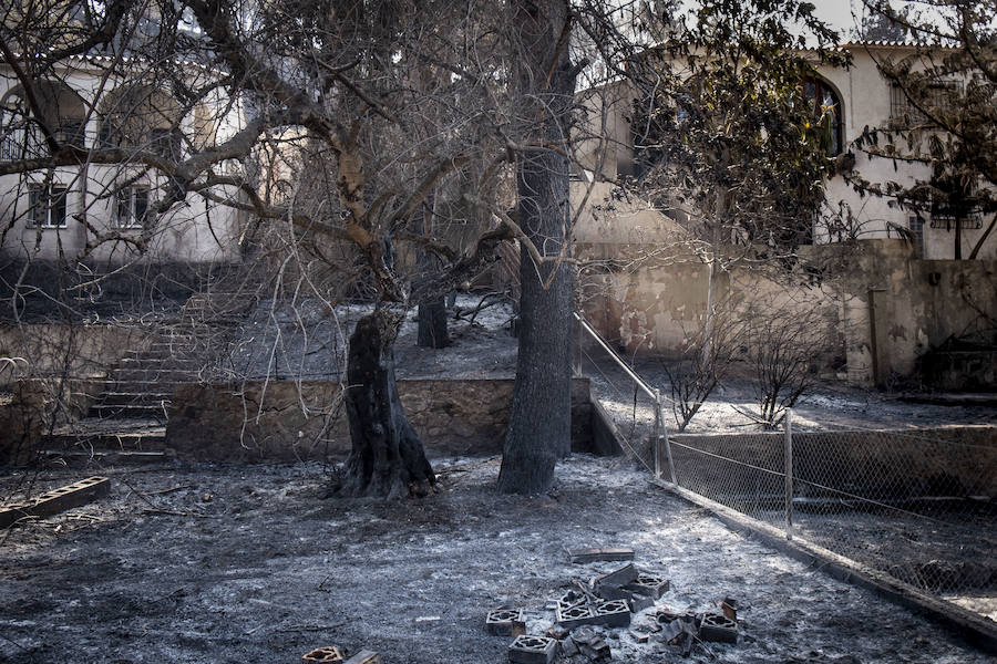 Fotos: Así han quedado las casas tras el incendio de LLutxent