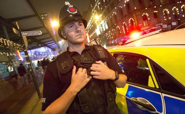 Un agente de la Policía Municipal de Manchester.