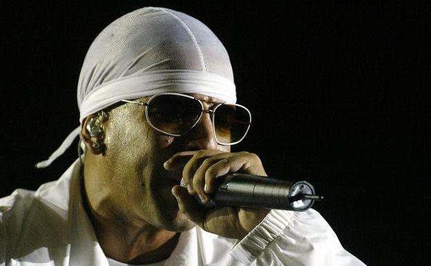 Daddy Yankee, durante un concierto.