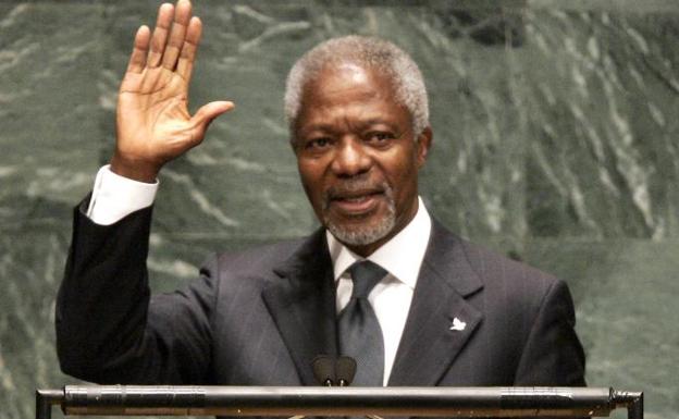 Imagen principal - Muere Kofi Annan, ex secretario general de la ONU y Nobel de la Paz