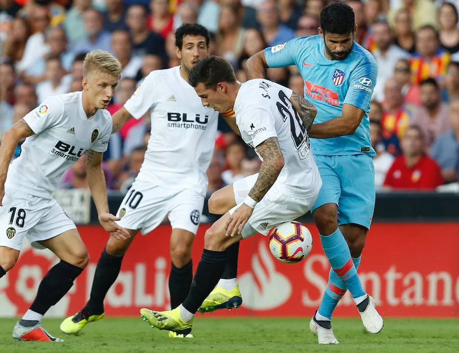 Estas son las mejores imágenes del partido de la jornada 1 en Mestalla