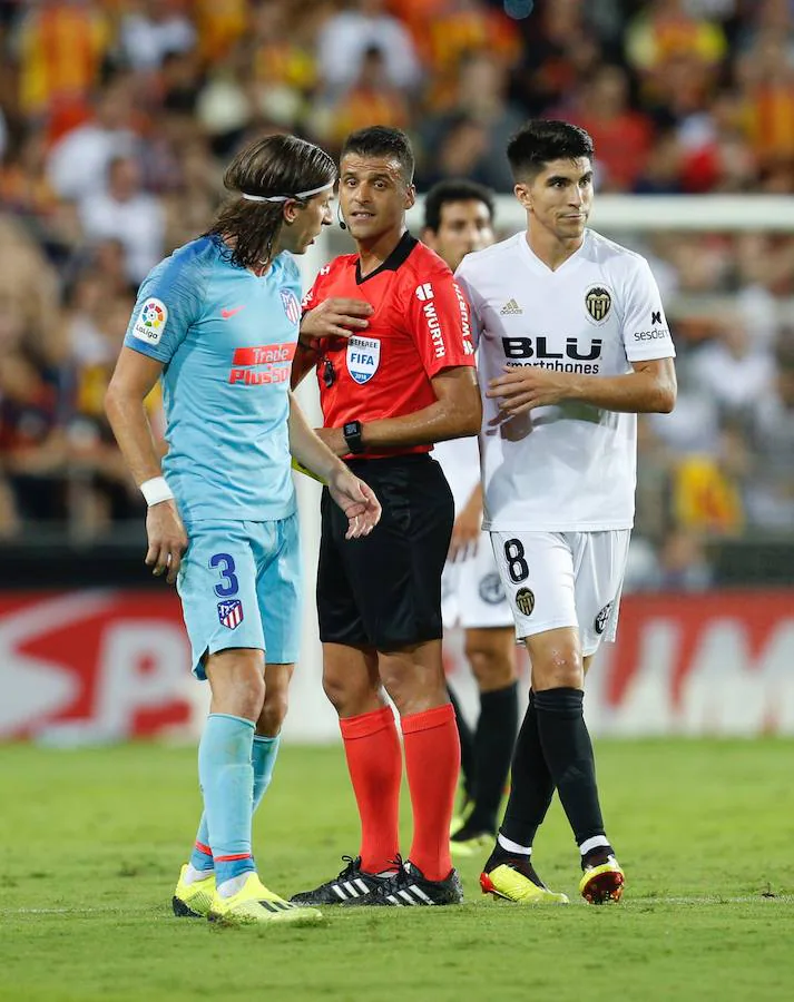 Estas son las mejores imágenes del partido de la jornada 1 en Mestalla