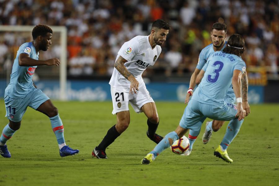 Estas son las mejores imágenes del partido de la jornada 1 en Mestalla