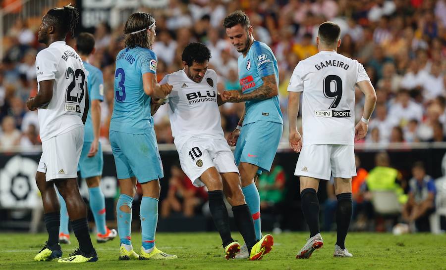 Estas son las mejores imágenes del partido de la jornada 1 en Mestalla