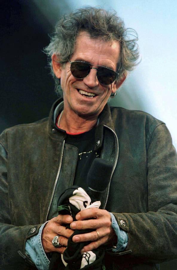 Keith Richards (The Rolling Stones) en 1997.