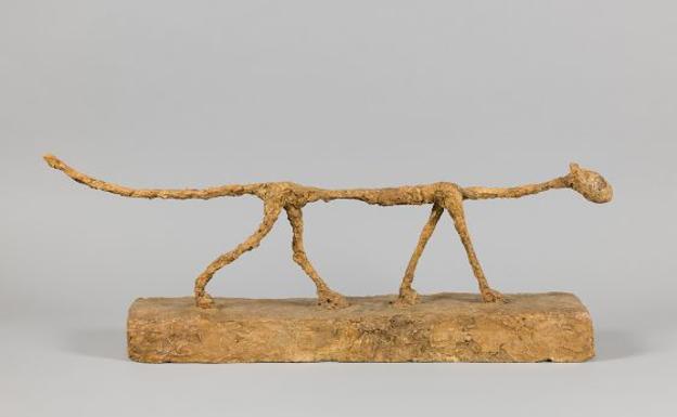 El gato (Le Chat), 1951 (Alberto Giacometti). 