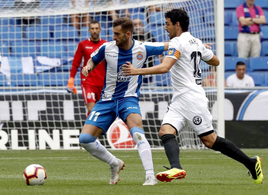 Estas son las imágenes que deja el partido de la segunda jornada de Liga en el RCDE Stadium