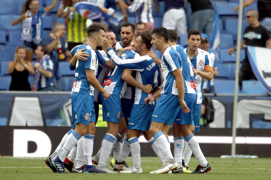 Estas son las imágenes que deja el partido de la segunda jornada de Liga en el RCDE Stadium