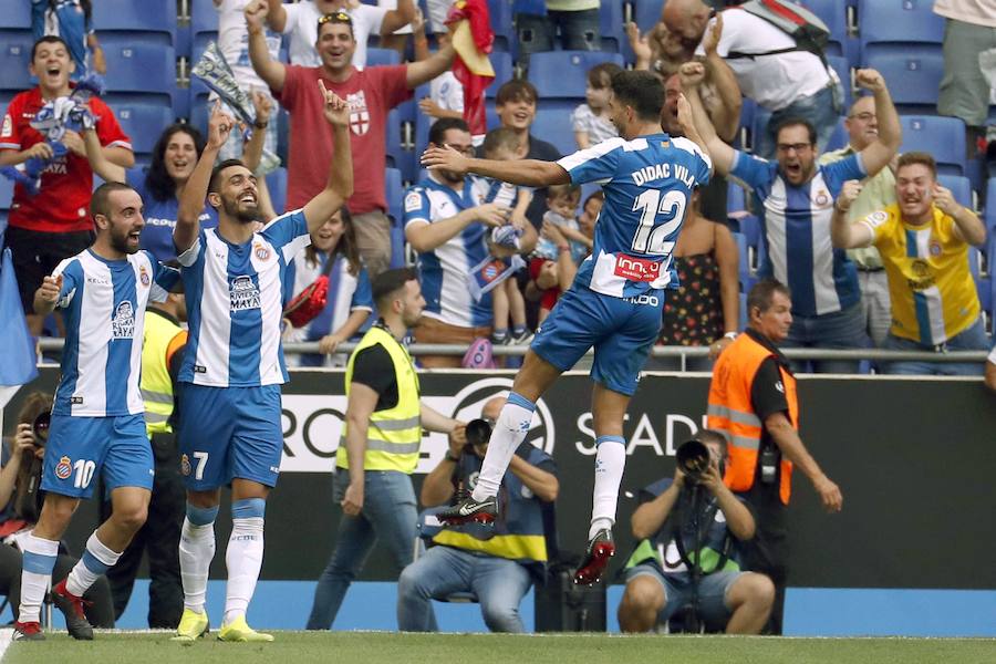 Estas son las imágenes que deja el partido de la segunda jornada de Liga en el RCDE Stadium