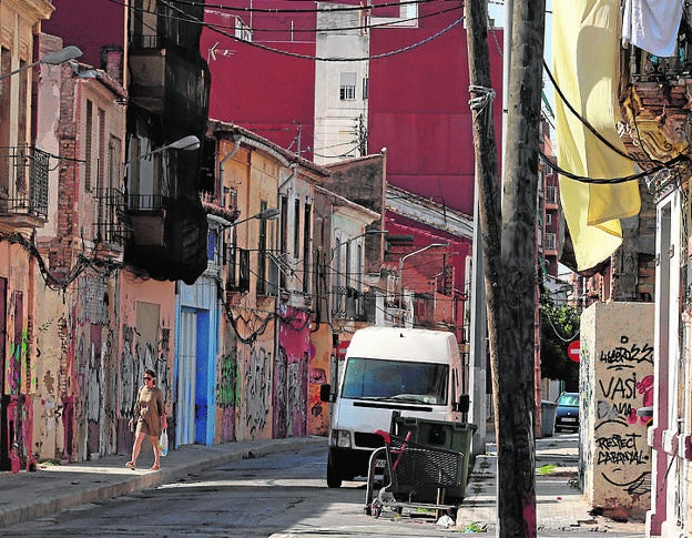 Ruina. Zona pendiente de rehabilitar. 