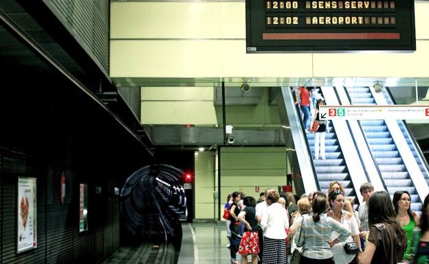 Metro de Valencia. 