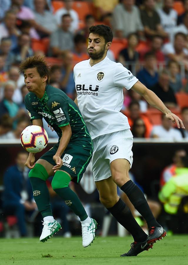 Estas son las mejores imágenes del partido de la jornada 4 de la Liga en Mestalla