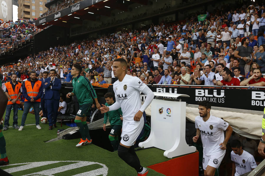 Estas son las mejores imágenes del partido de la jornada 4 de la Liga en Mestalla