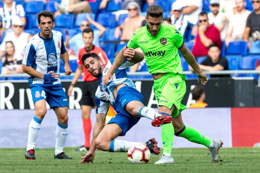 Estas son las imágenes que deja el partido de la cuarta jornada de Liga en Cornellà