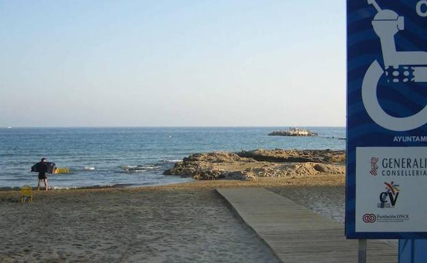 Playa Arenal Bol de la localidad alicantina de Calpe 