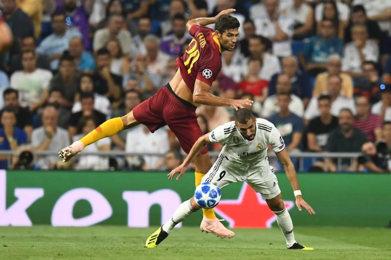 Fotos: El Real Madrid-Roma, en imágenes