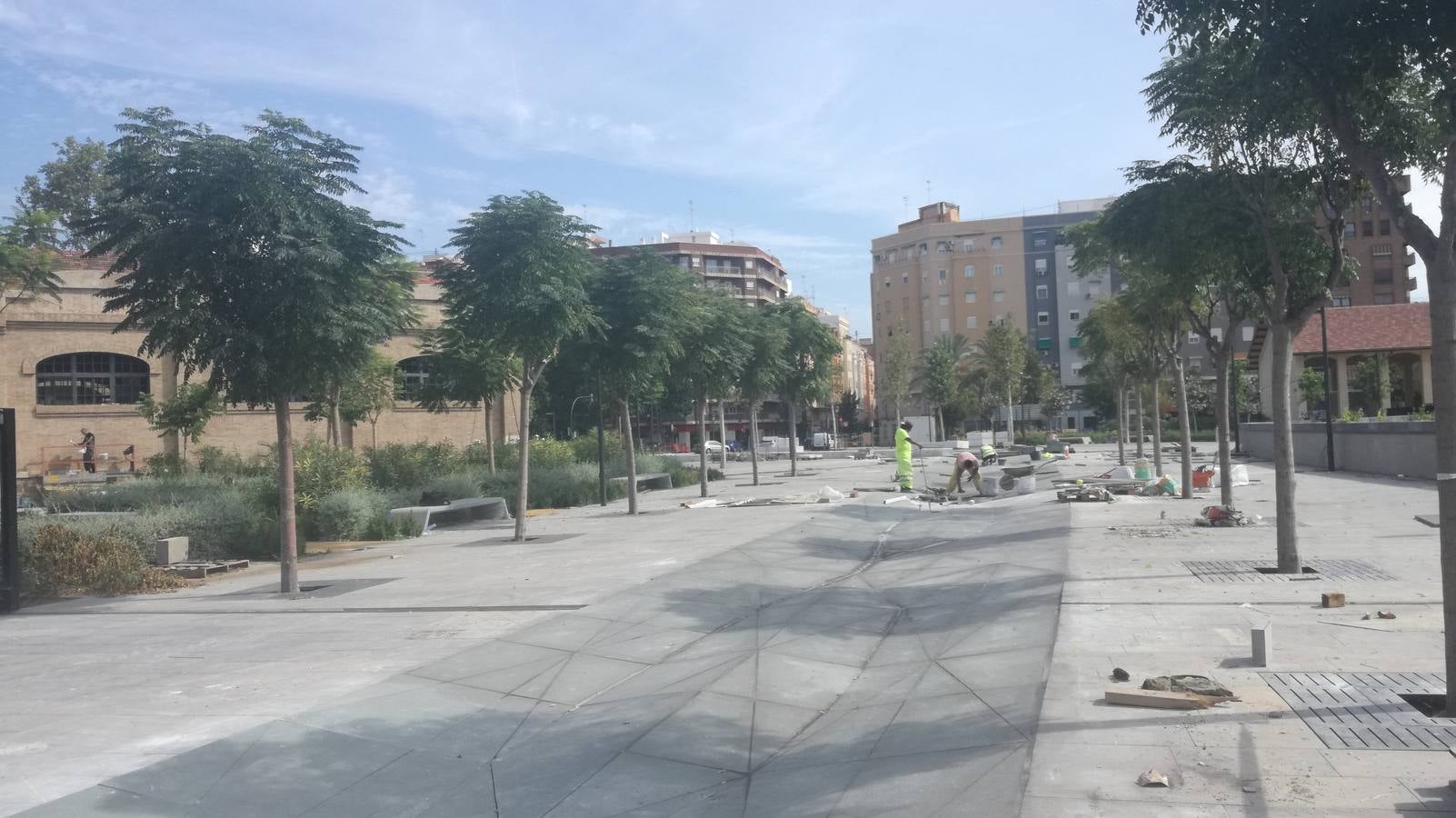 El Parque Central de Valencia comienza a ser una realidad. El avance de las obras ya permite ver cómo será uno de los pulmones de la ciudad y otro punto de encuentro para el deporte y el ocio.