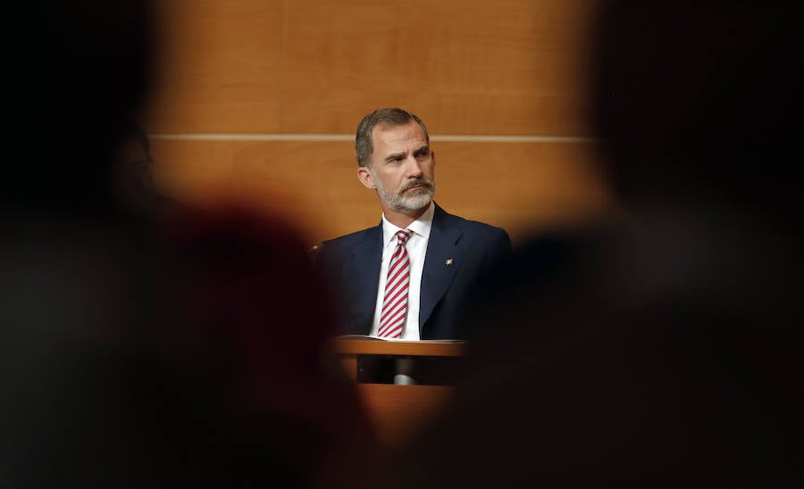 Fotos: Felipe VI preside la apertura del curso en la Universitat Politècnica de València