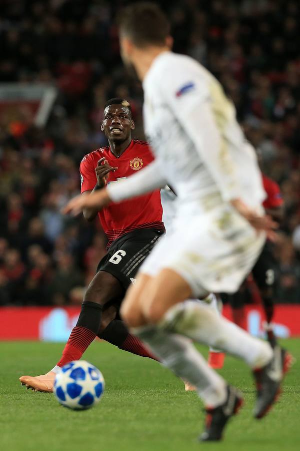 Estas son las imágenes que deja el paso del conjunto blanquinegro por Old Trafford en la segunda jornada de Champions League