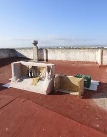 Imagen secundaria 2 - Interior y azotea de la finca amarilla de Paterna. 