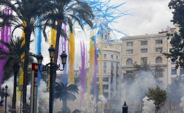 Vídeo del final de la mascletà del 9 d'Octubre. 