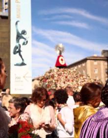 Imagen secundaria 2 - Ofrenda multitudinaria en Zaragoza. 