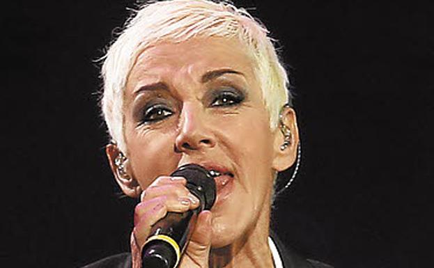 Ana Torroja, cantante de Mecano y juez de 'OT', en una actuación.