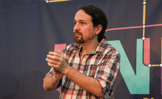 El secretario general de Podemos, Pablo Iglesias. 