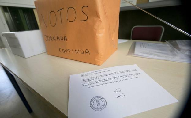 Los colegios votarán el 1 de abril si quieren jornada continua