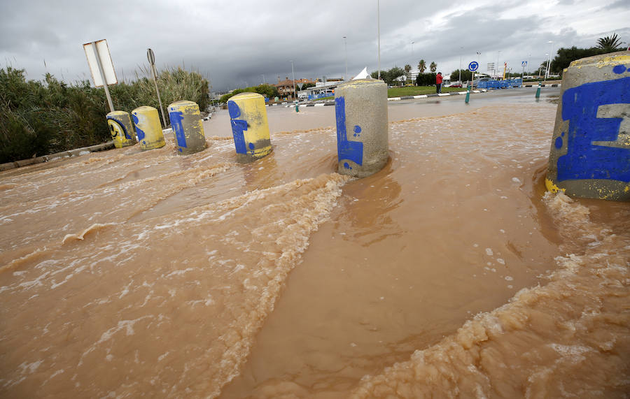 Efectos de la gota fría en Canet.