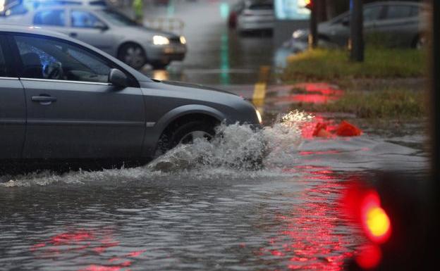 Efectos de la gota fría en la ciudad de Valencia.