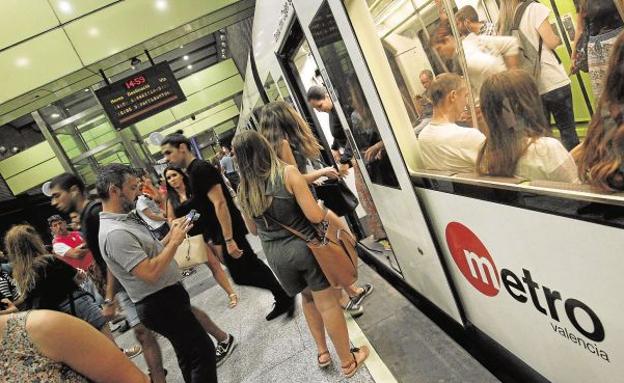 Servicio de Metrovalencia.