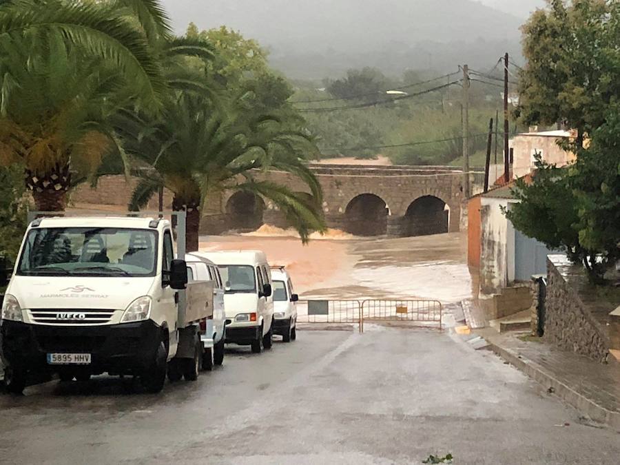 Gota fría en Santa Magdalena de Polpis.