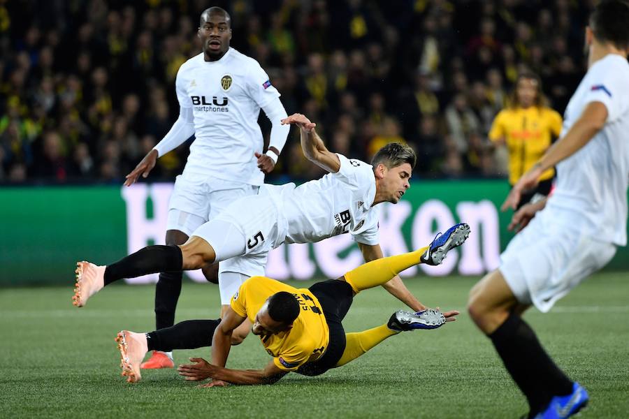 Estas son las mejores imágenes del partido disputado en el Stade de Suisse, correspondiente a la tercera jornada de Champions