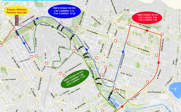 Medio Maratón de Valencia | Calles cortadas en Valencia por el Medio Maratón 2018: así afectará al tráfico en Valencia