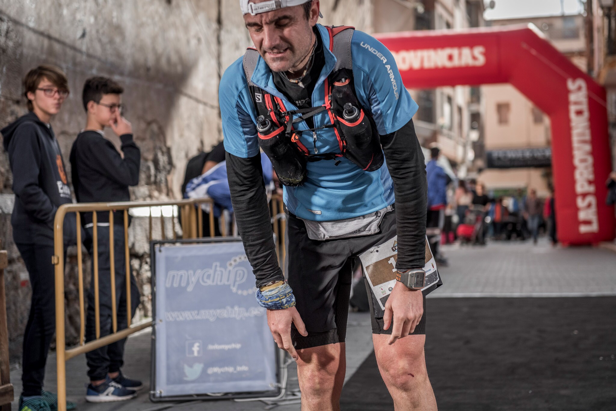 Galería de fotos de la llegada a meta de la carrera de 55 kilómetros del Trail de Montanejos 2018 