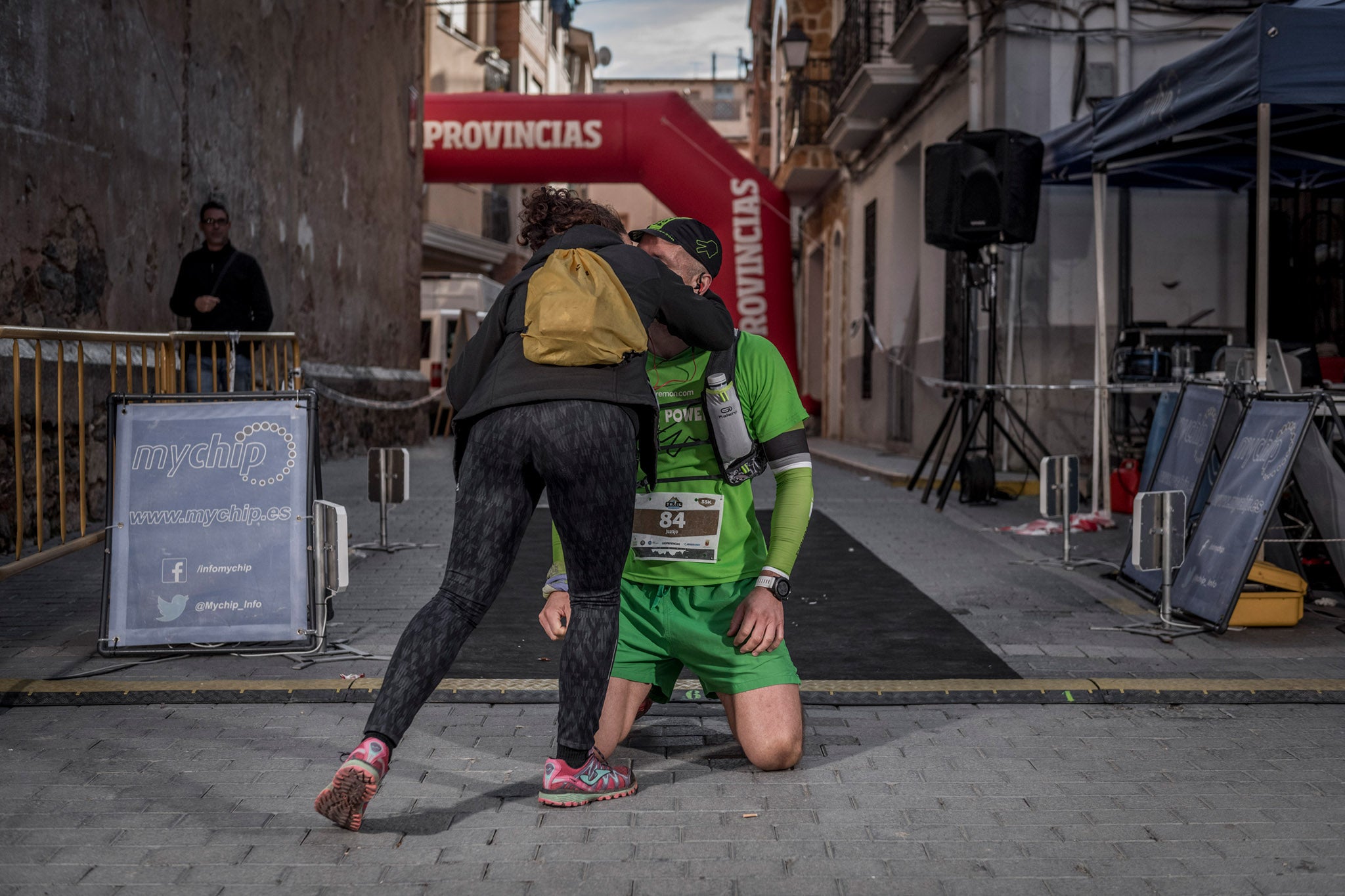 Galería de fotos de la llegada a meta de la carrera de 55 kilómetros del Trail de Montanejos 2018 