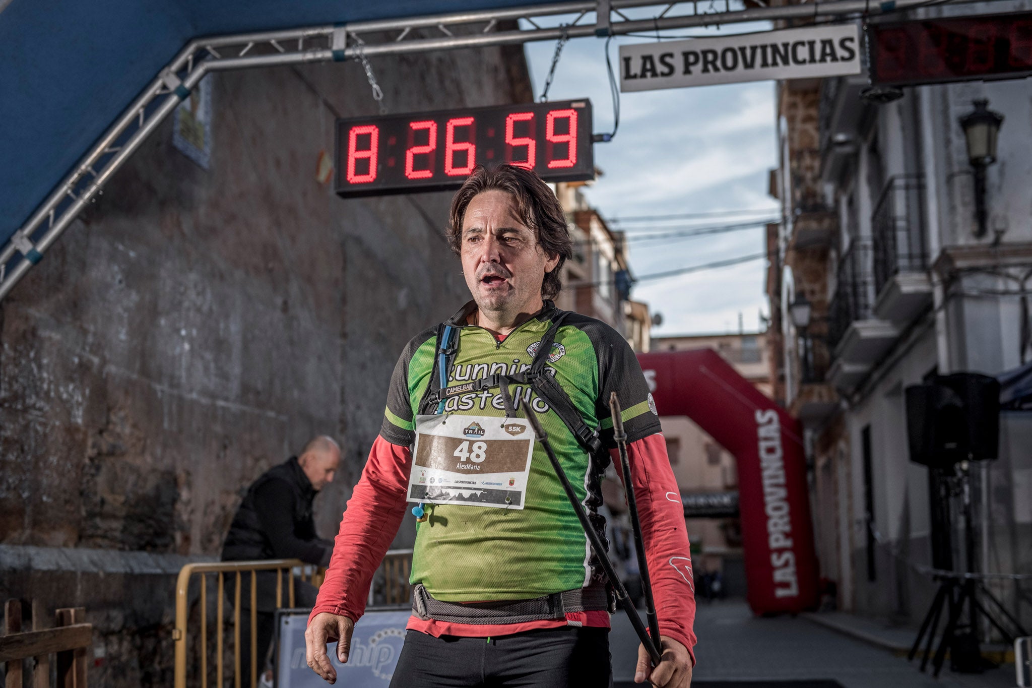 Galería de fotos de la llegada a meta de la carrera de 55 kilómetros del Trail de Montanejos 2018 